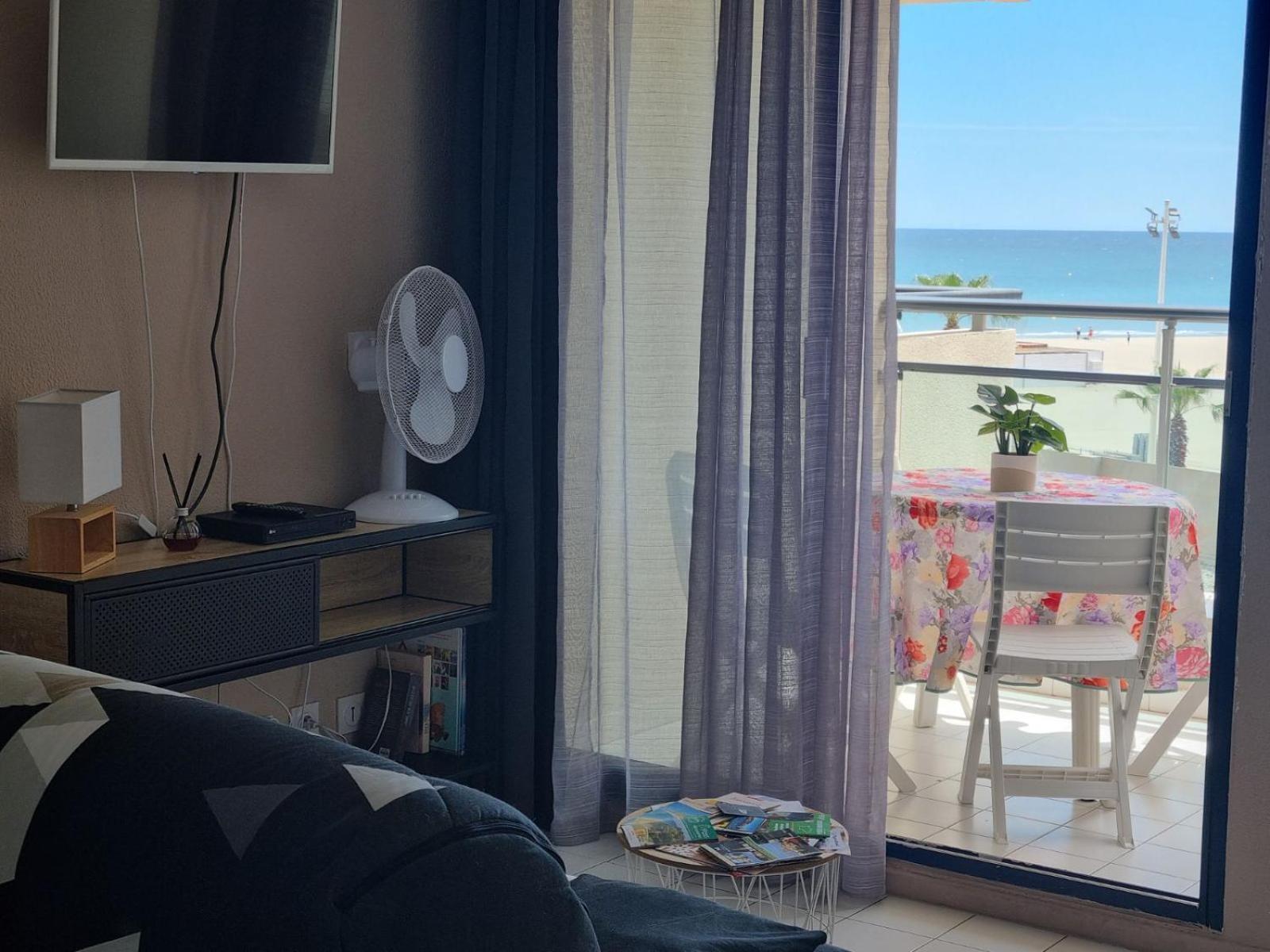 Studio Cosy Climatise Vue Mer Canet Plage 3Etoiles 外观 照片